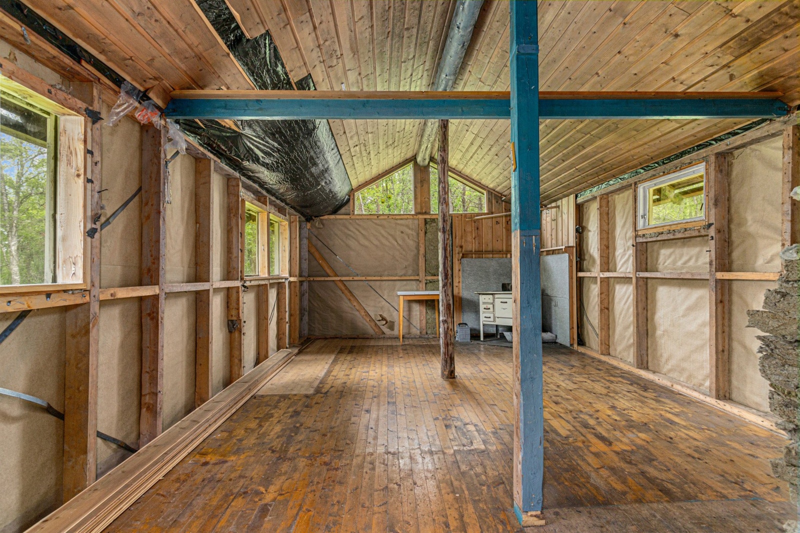 Selve hytta er iløpet av de siste årene revet innvendig. Galleribilde