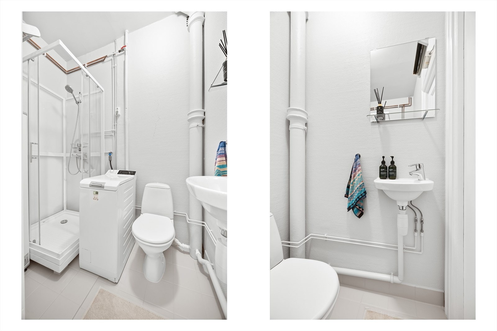 Leiligheten har en varmtvannstank på 134 liter, denne er fra 2021 Galleribilde