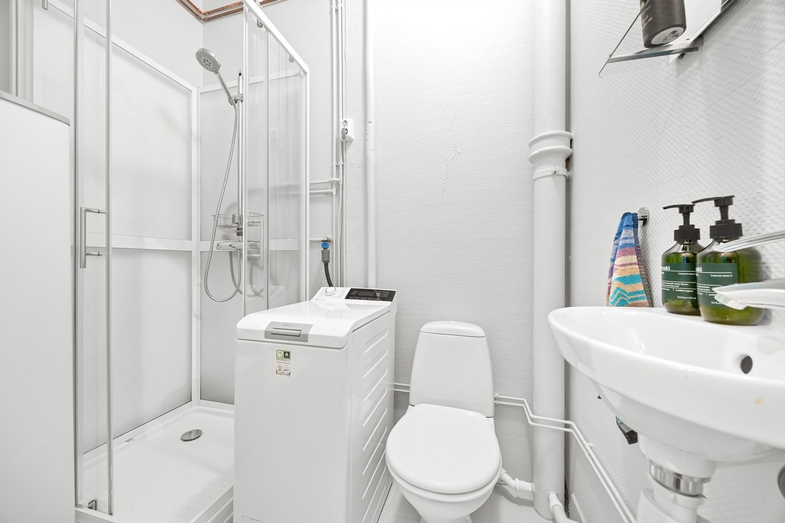 Badet har opplegg til vaskemaskin Galleribilde