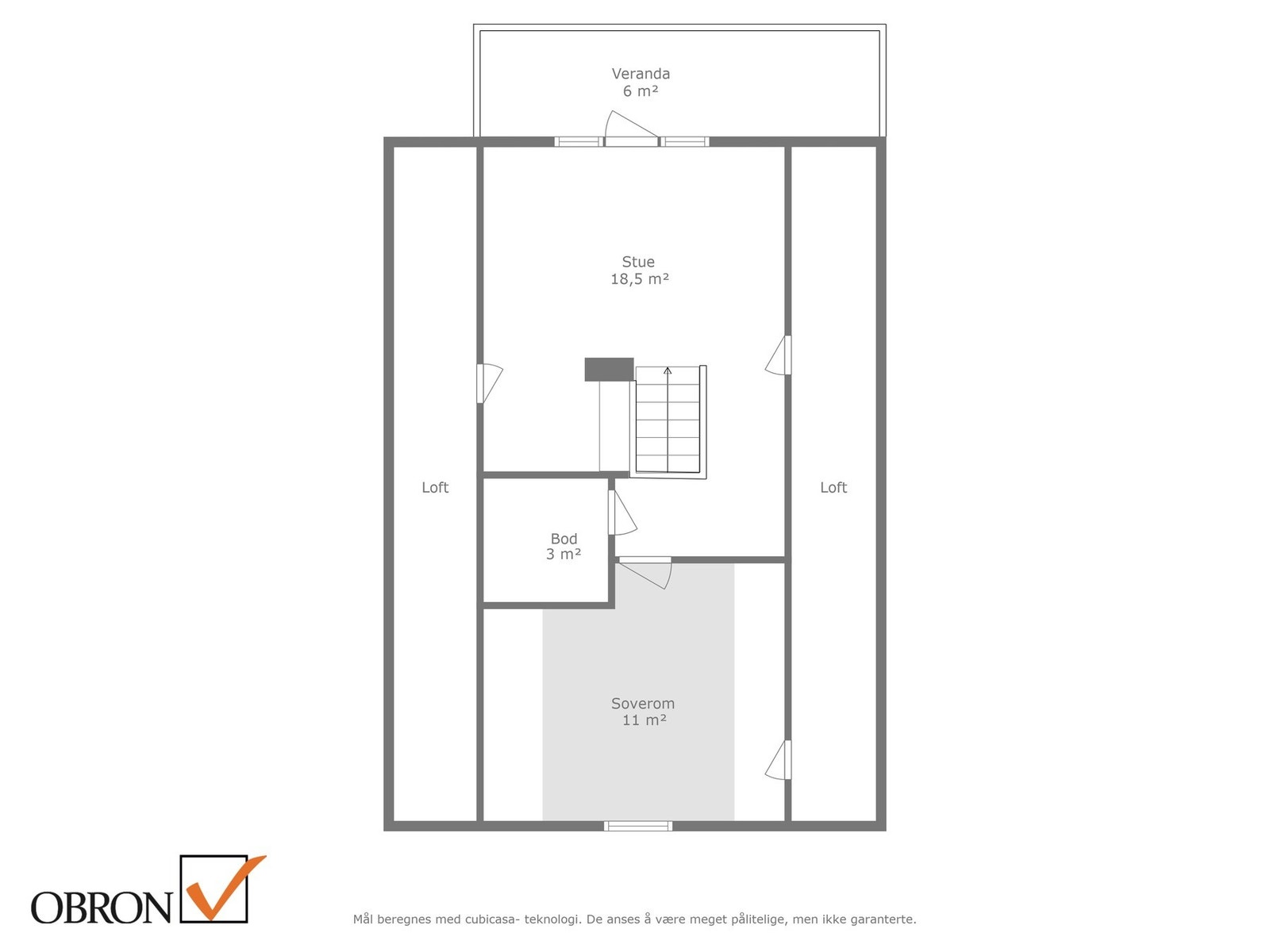 Planskisse loft Galleribilde