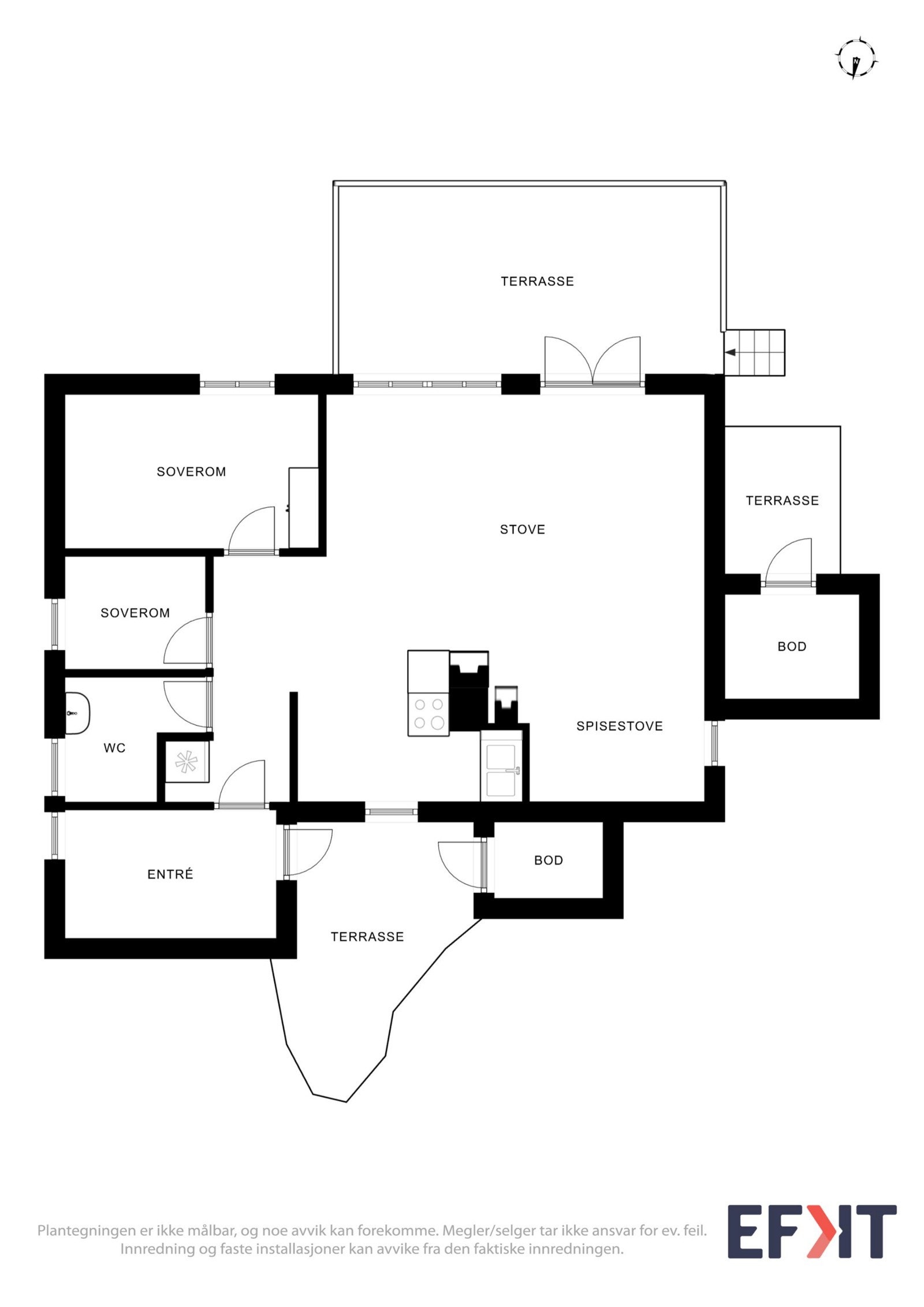 Planskisse Galleribilde