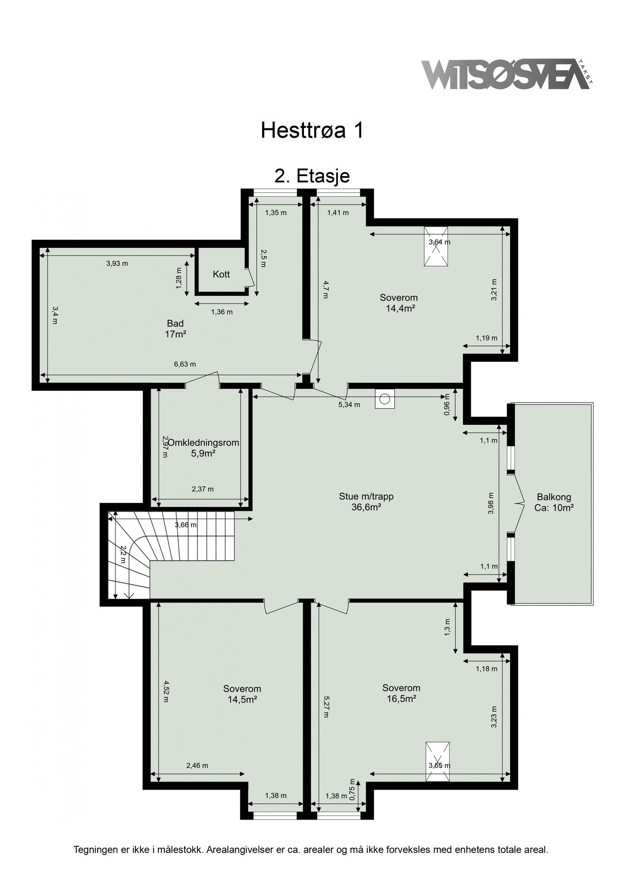 Planskisse 2. etasje Galleribilde