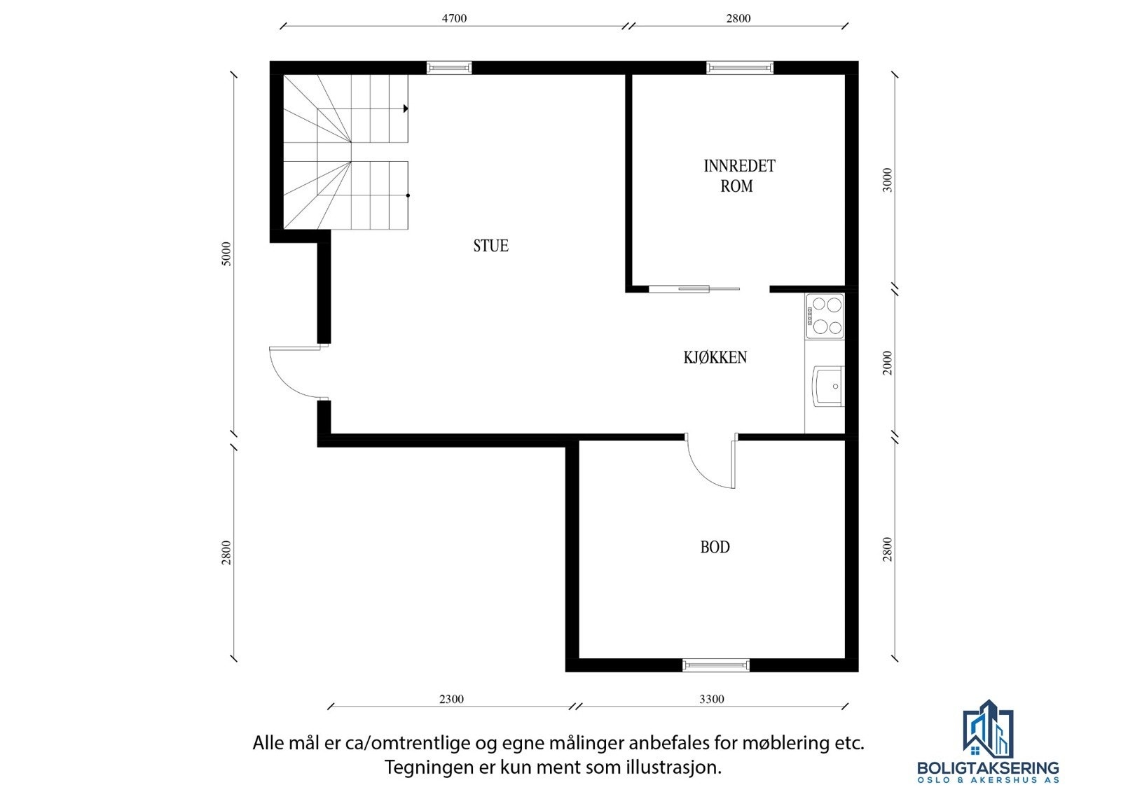 Plantegning kjeller Galleribilde