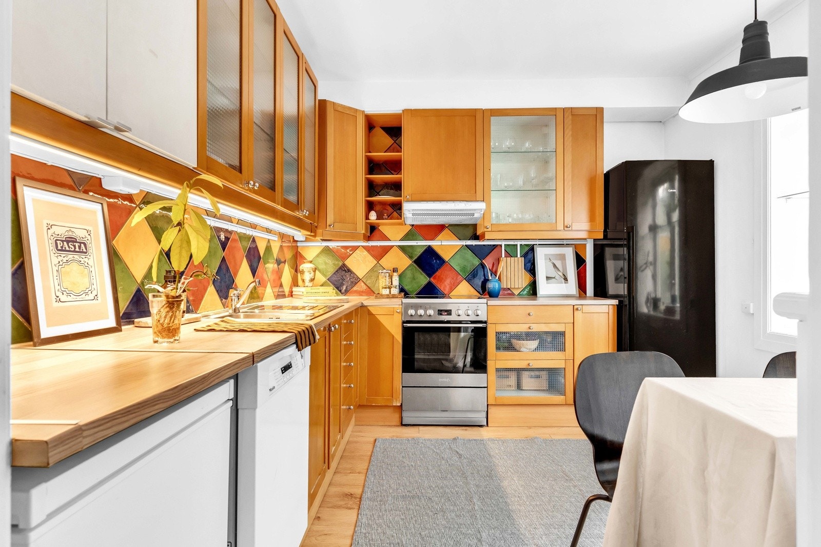 Opplegg for oppvaskmaskin. Galleribilde