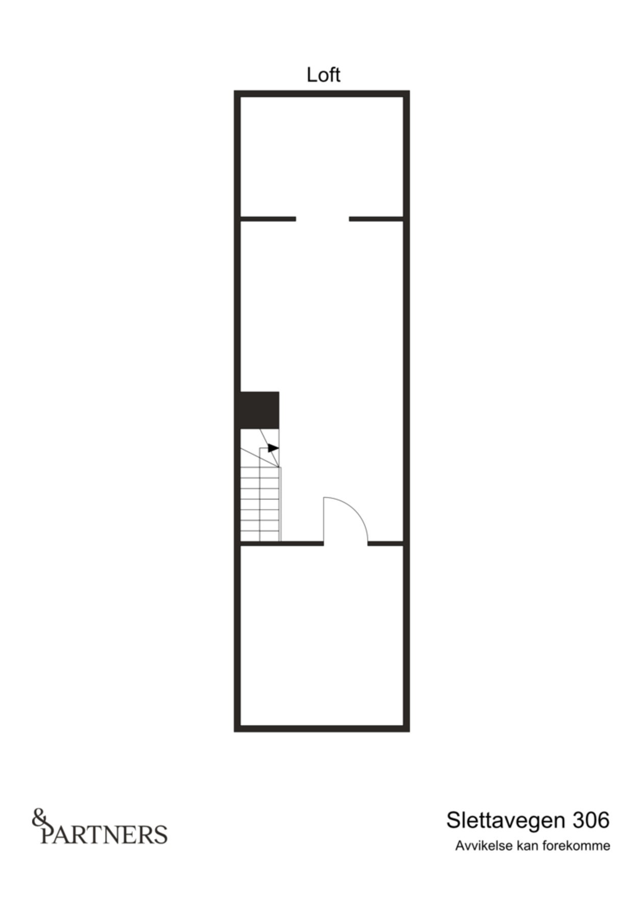 Plantegning loft Galleribilde