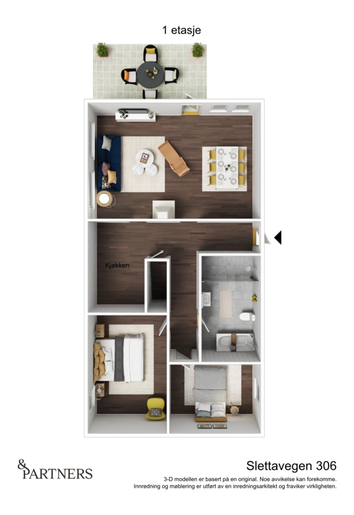 Planskisse 1.etasje Galleribilde