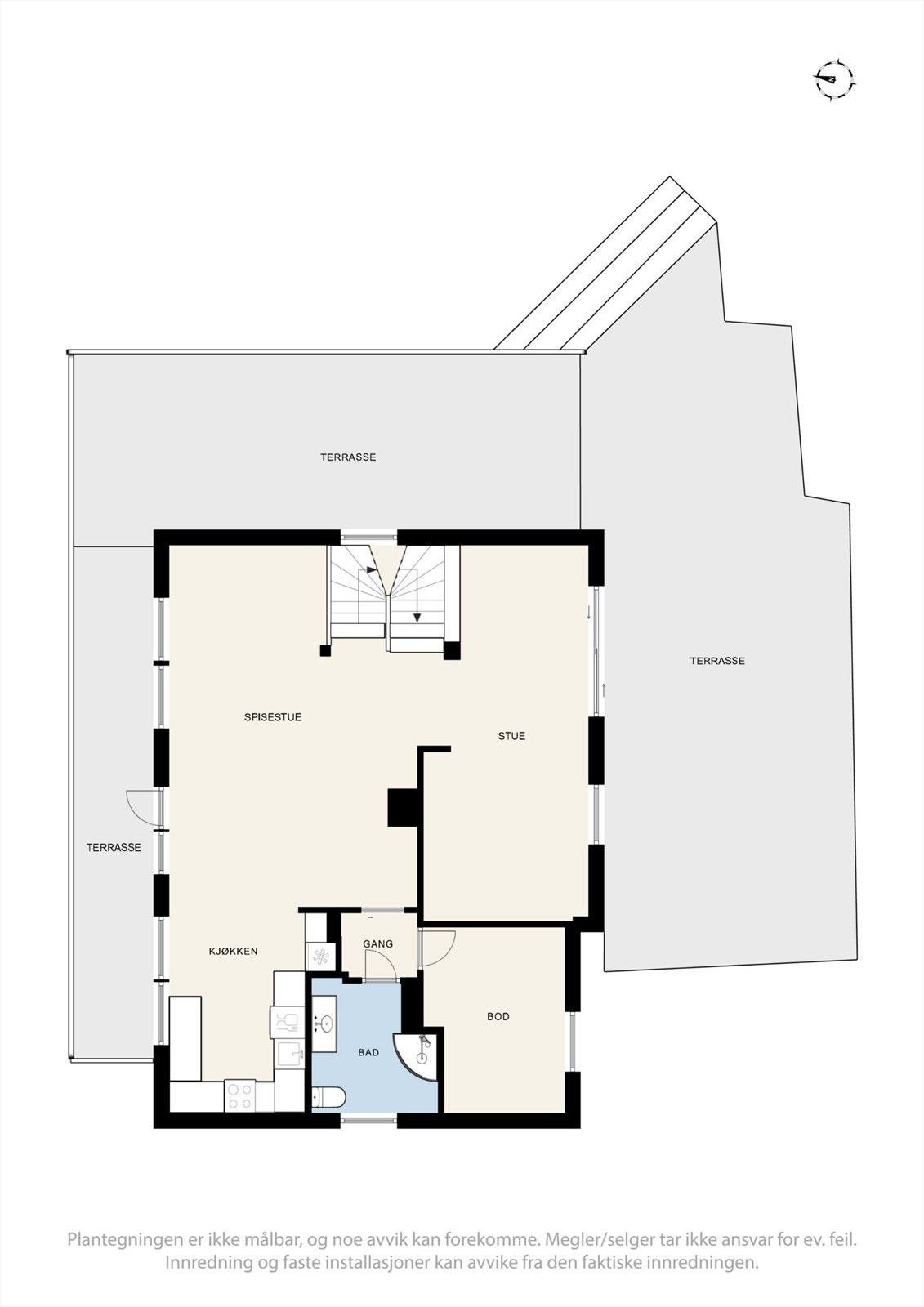 Plantegning 1.etasje. Galleribilde