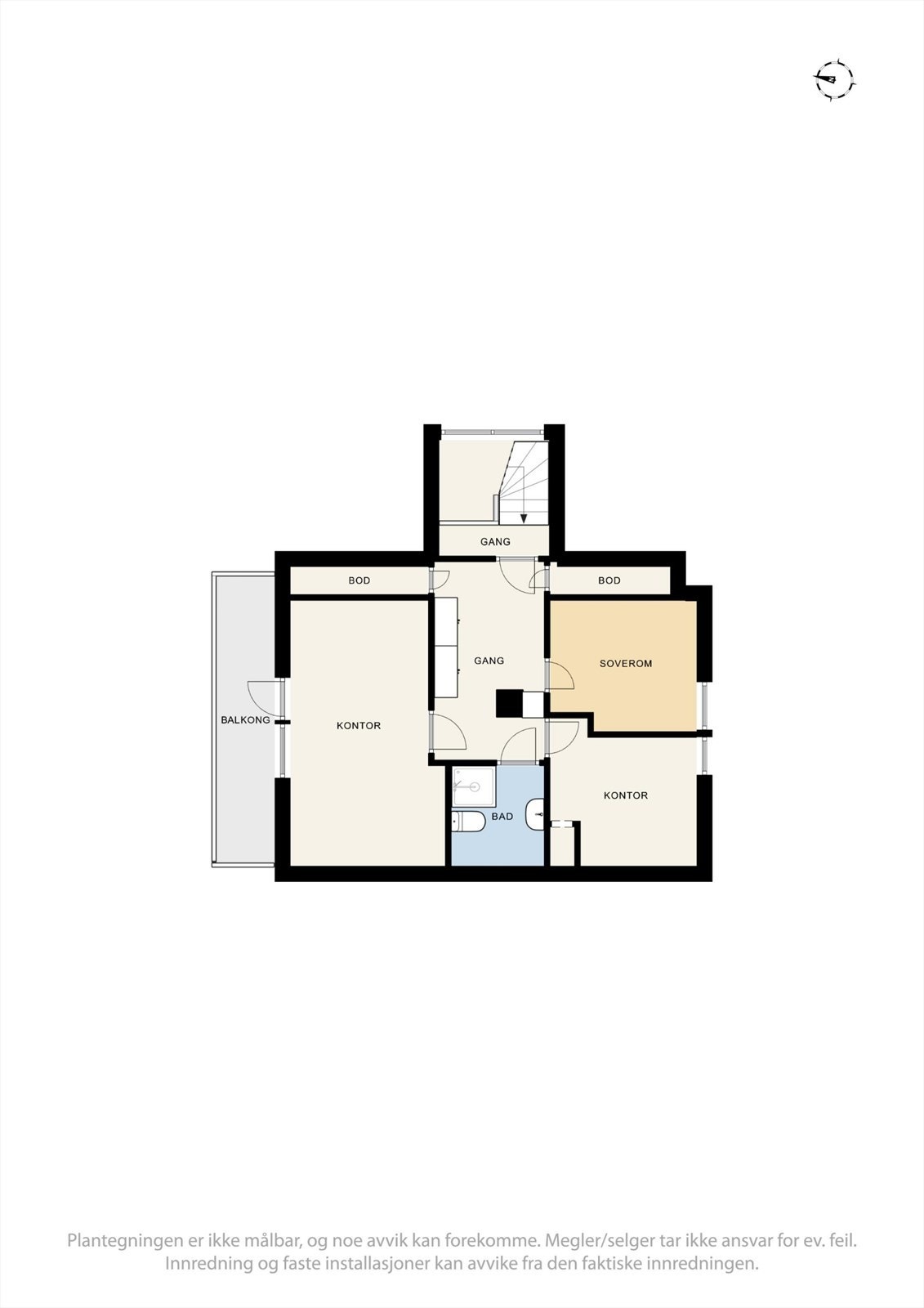 Plantegning 2.etasje. Galleribilde