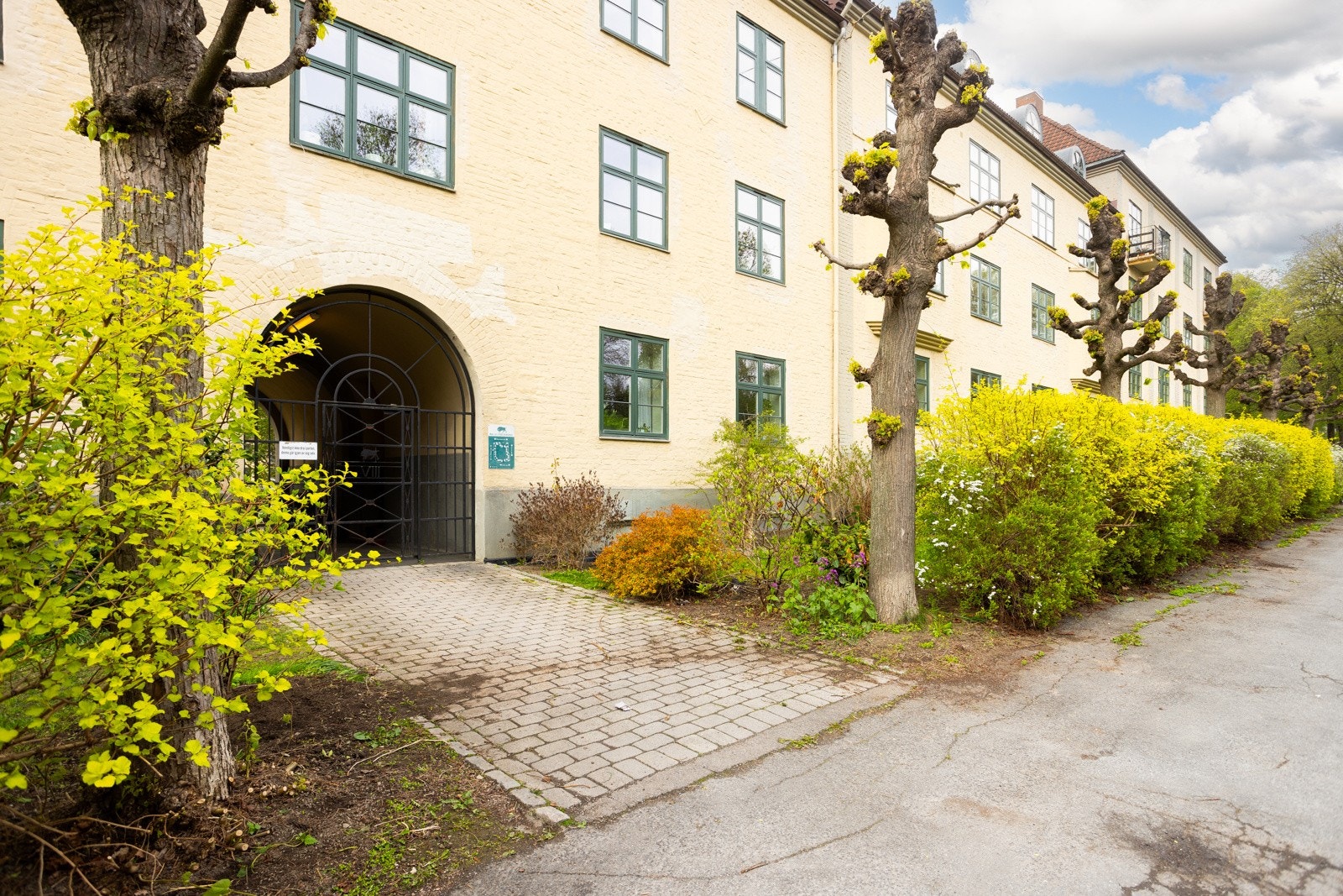 Leiligheten ligger rett ovenfor Torshovparken. Galleribilde