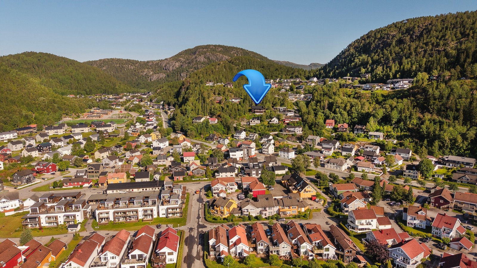 Oversiktsbilde av nærmiljøet Galleribilde