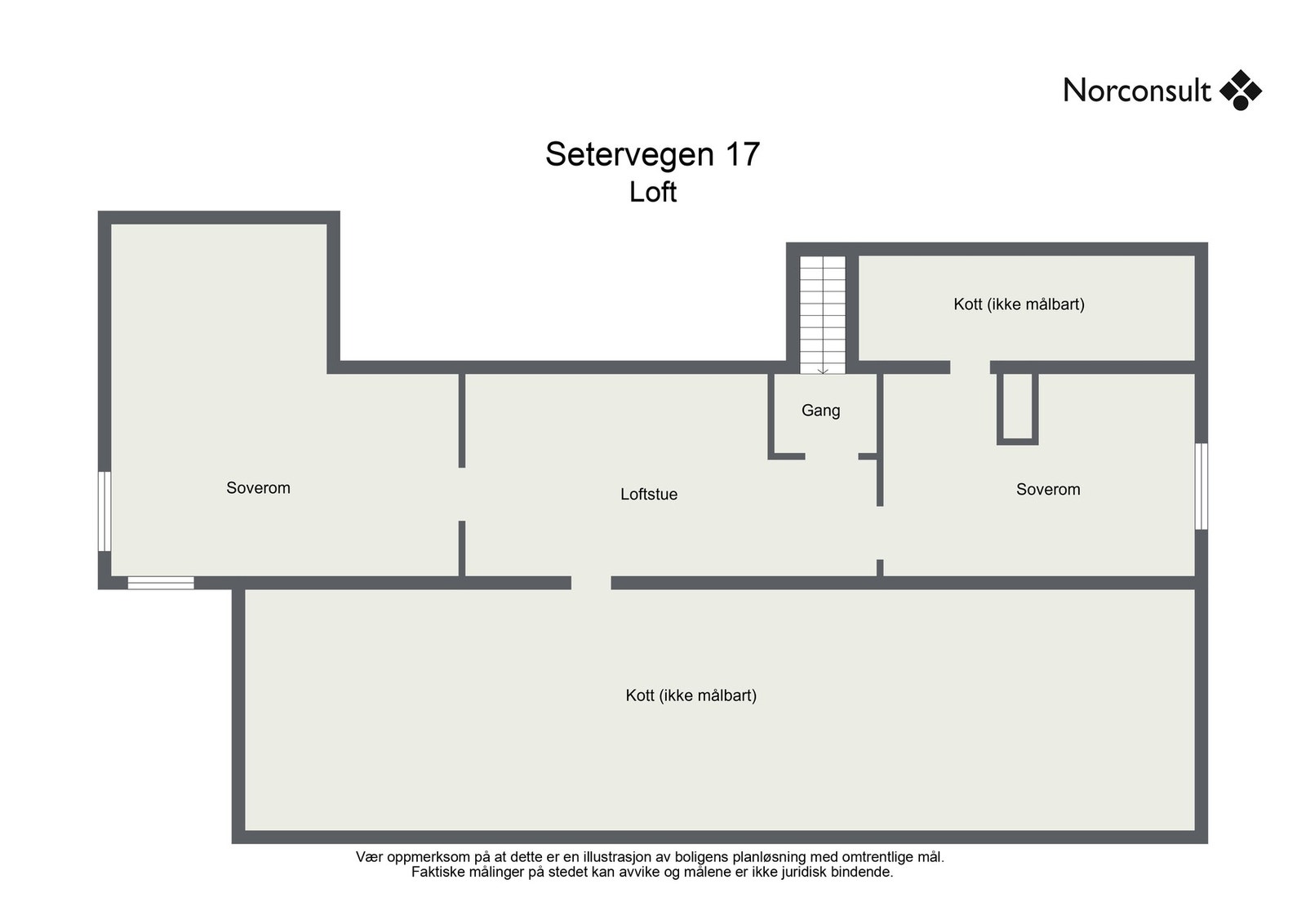 Planskisse - Loft Galleribilde