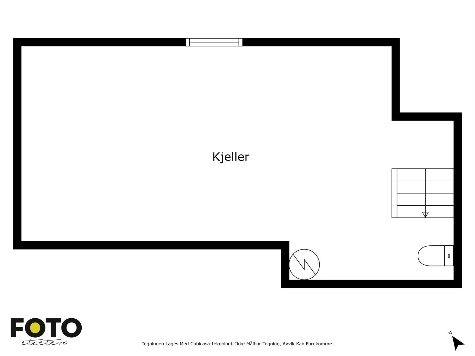 Illustrert planskisse kjeller. Galleribilde