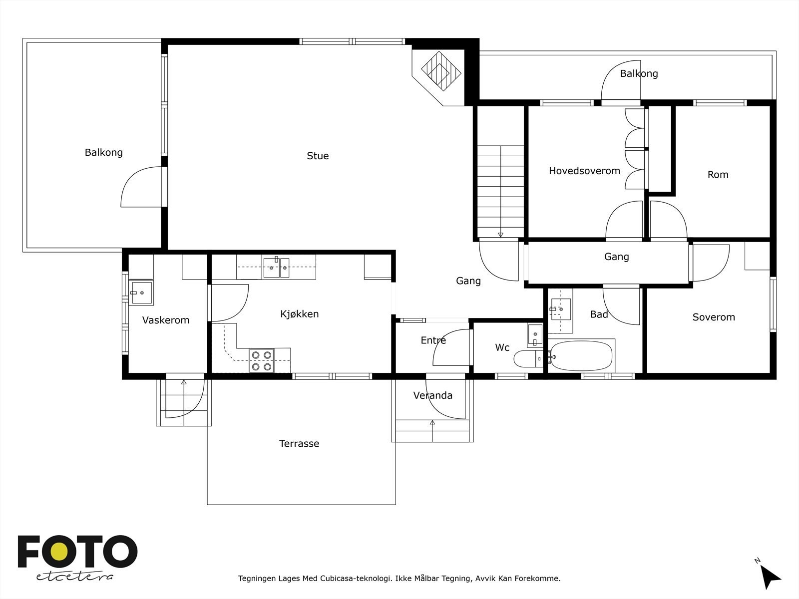 Illustrert planskisse 1. etasje. Galleribilde