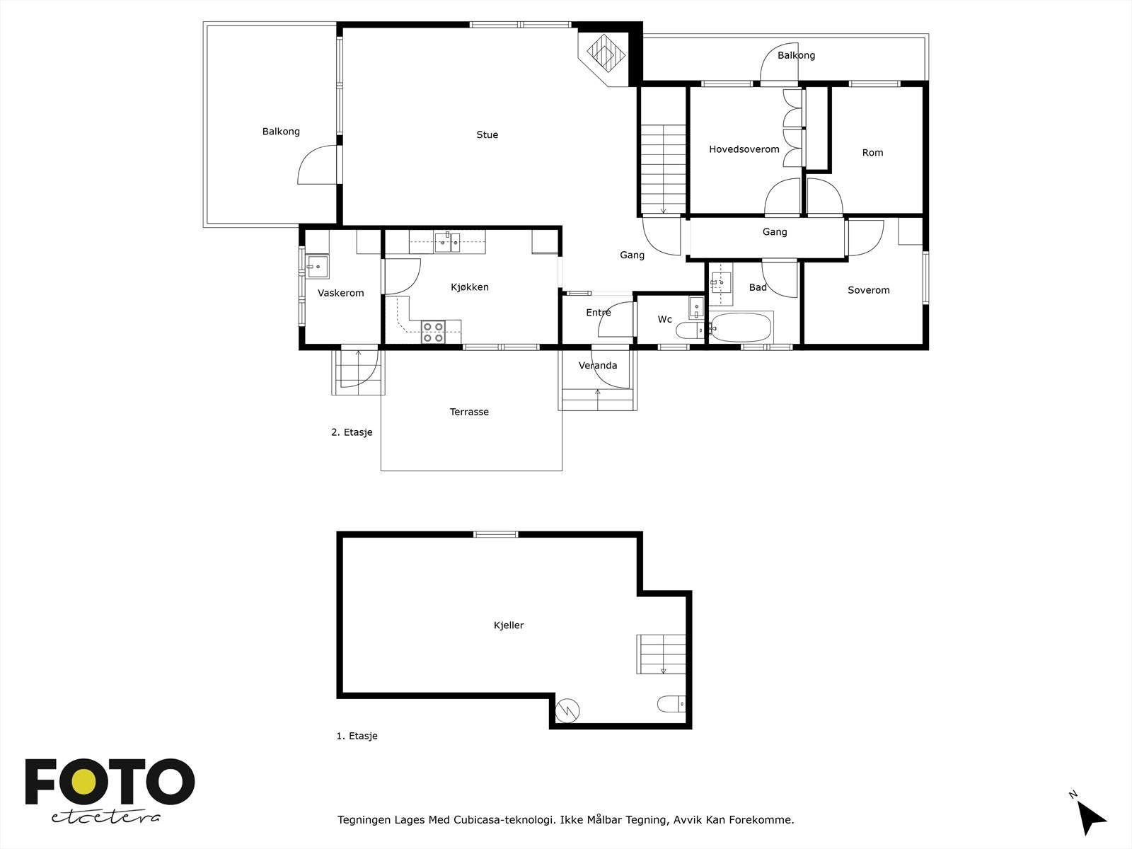 Illustrert planskisse Nepleveien 62. Galleribilde