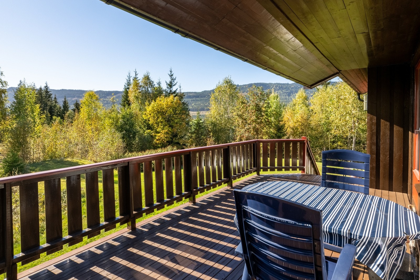 Veranden har en god størrelse på 27 kvm. Galleribilde