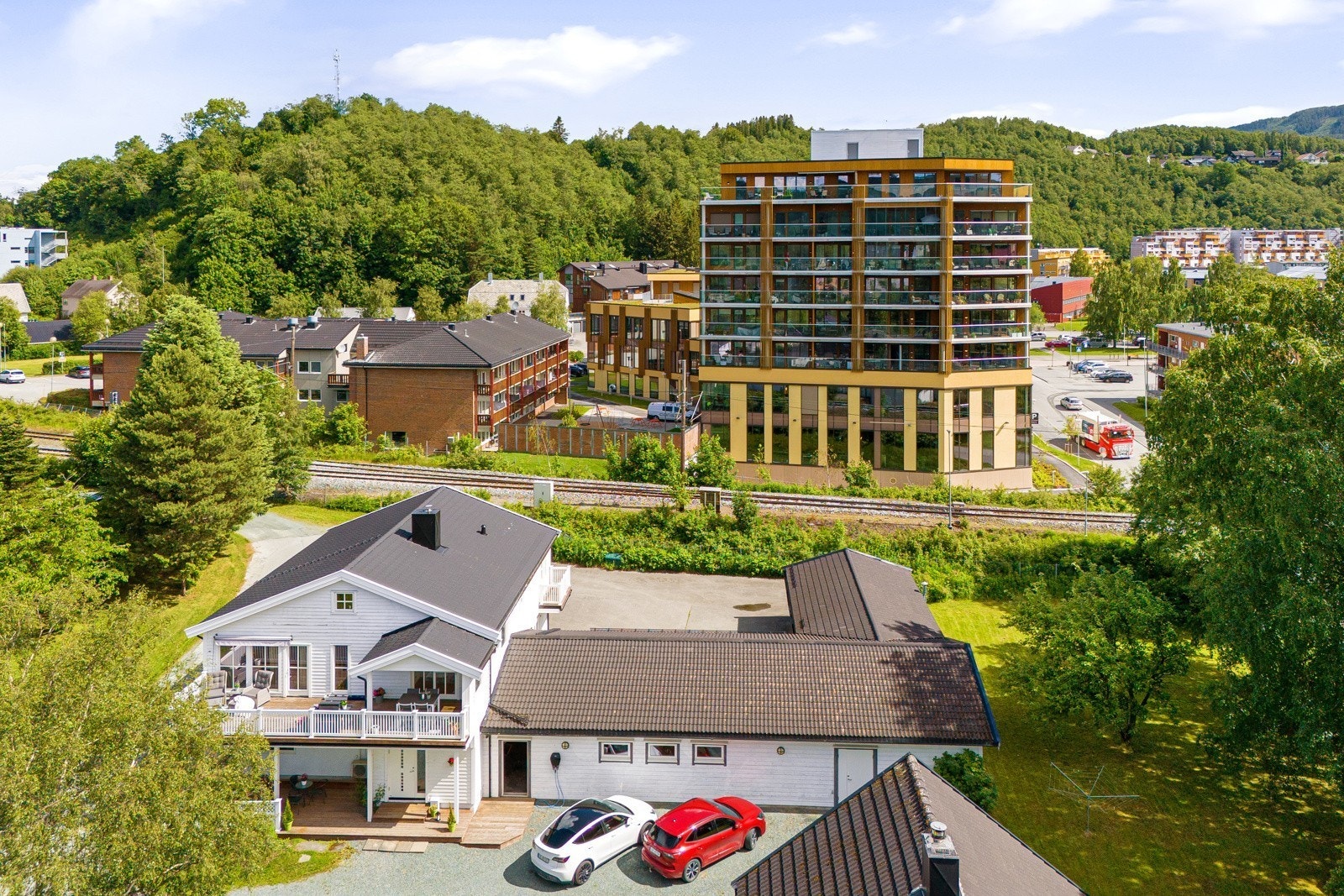 Store deler av bygningsmassen var gjennom oppgraderinger i 2017. Galleribilde