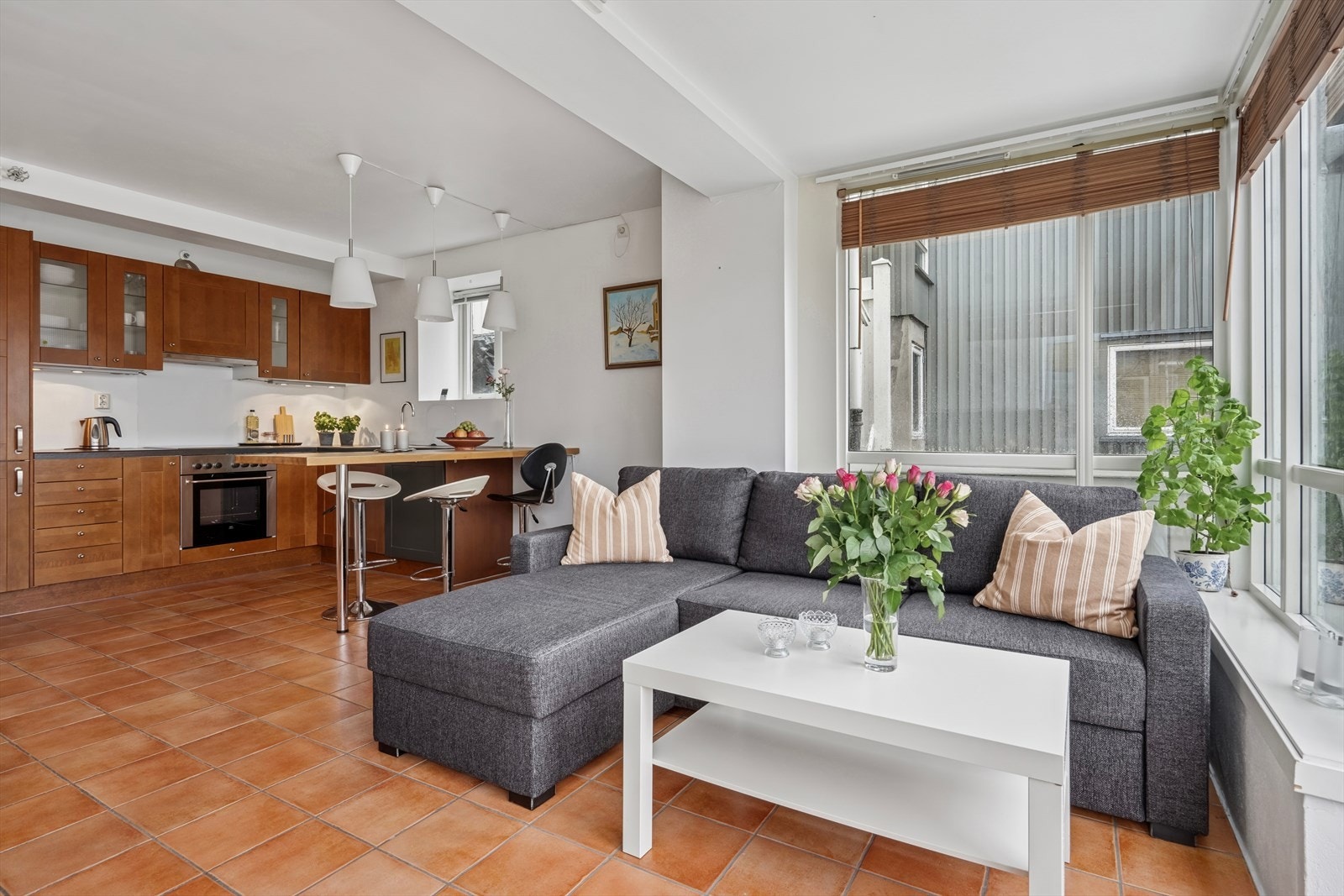 Kjøkken og stue sokkel Galleribilde