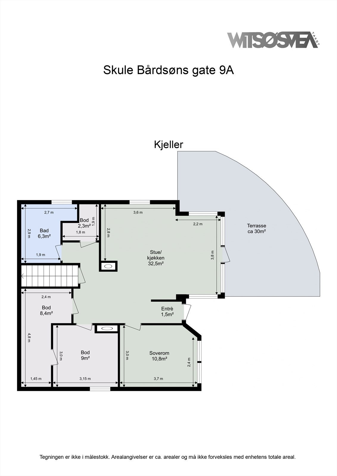 Plantegning kjeller Galleribilde