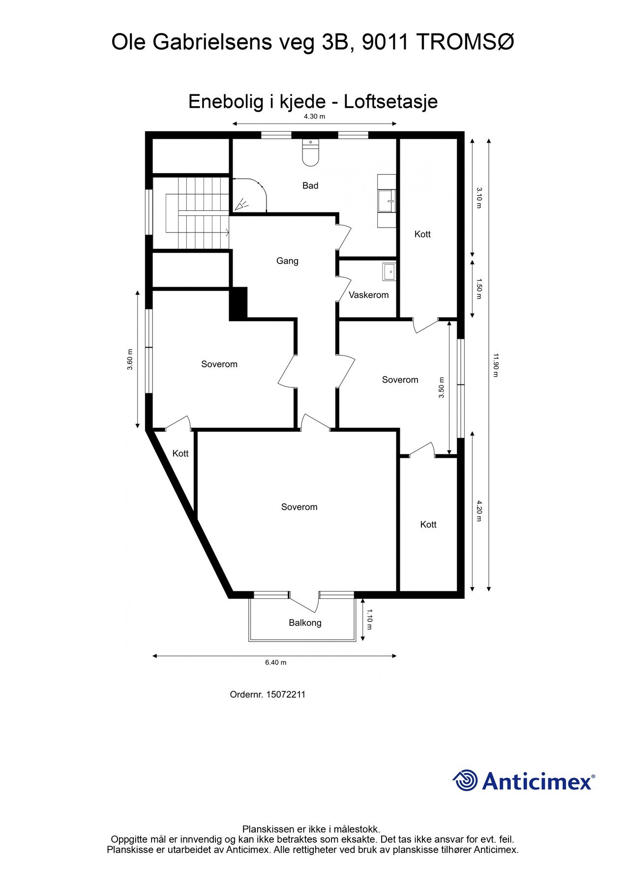 Tegning 2.etg. Galleribilde