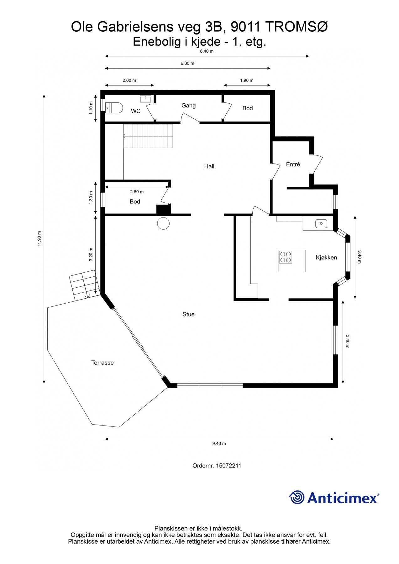 Tegning.1.etg. Galleribilde