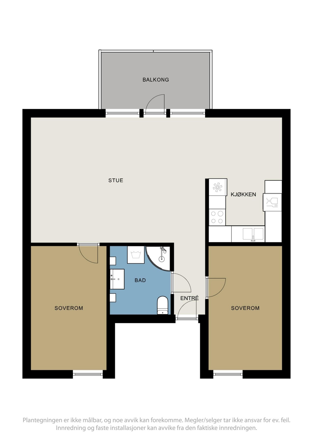 Plantegning Galleribilde