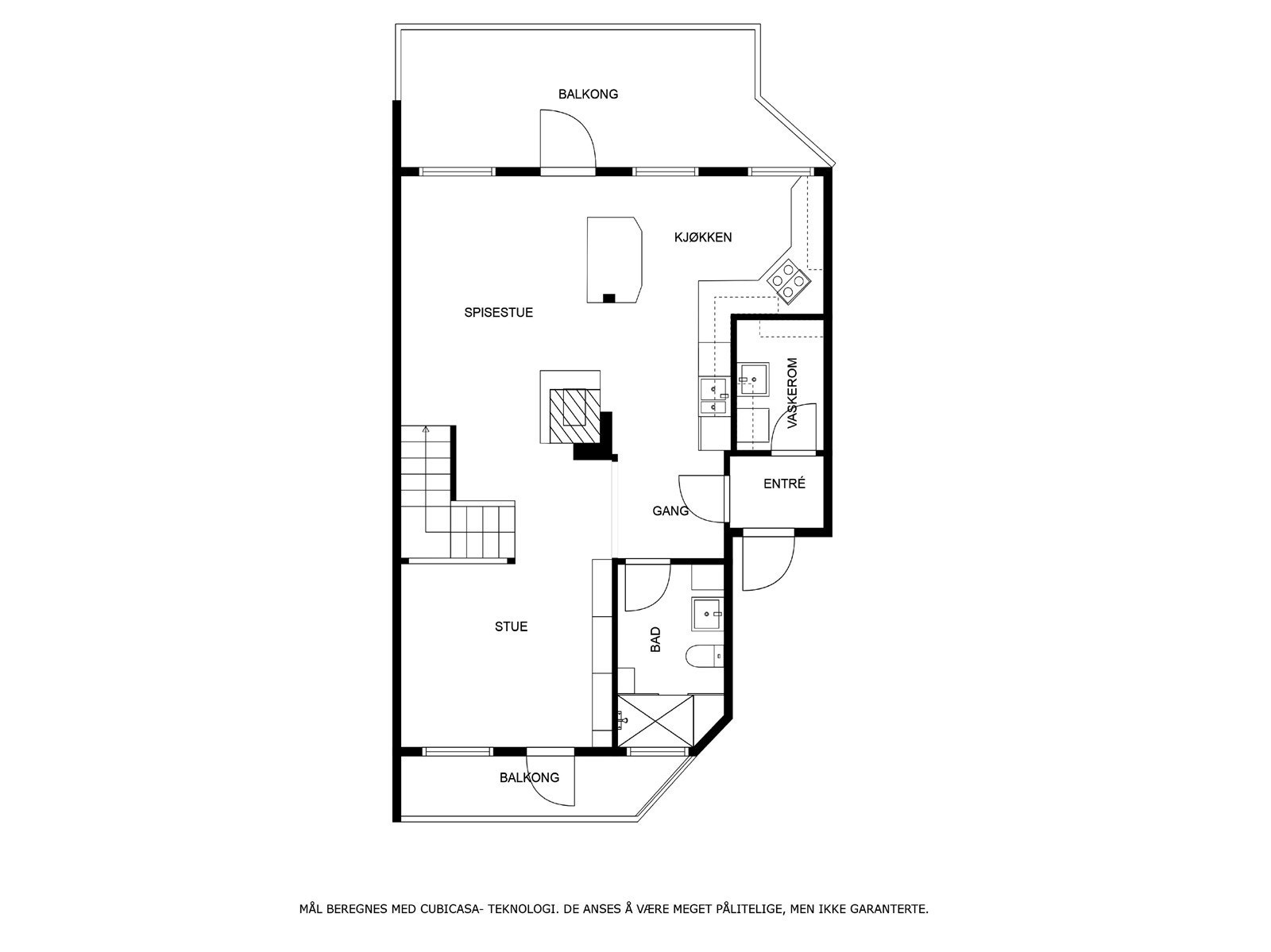 Plantegning 2.etasje. Galleribilde