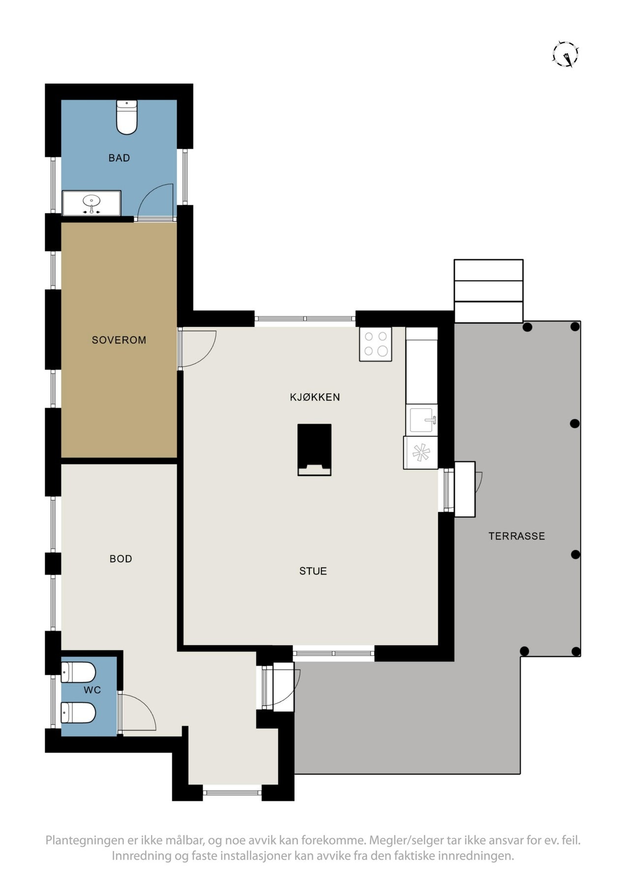 Plantegning av boligen Galleribilde