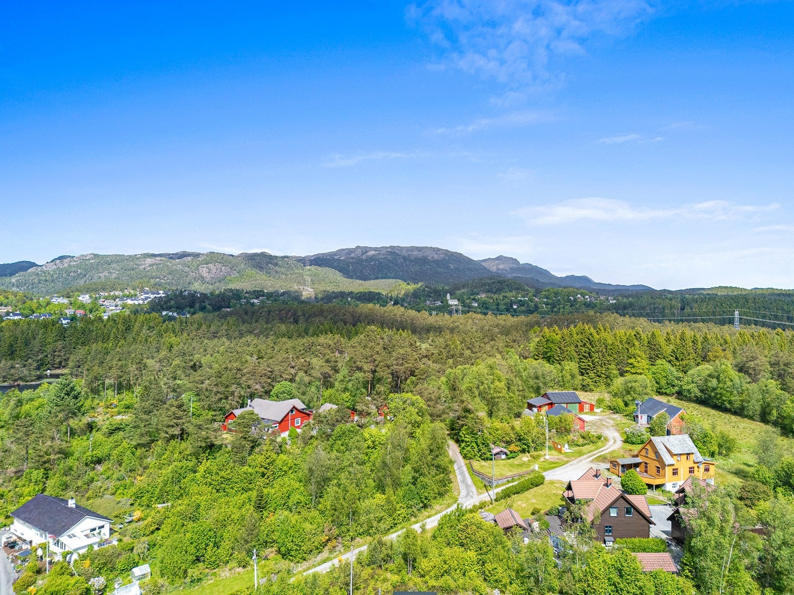 Området består primært av frittliggende boligbebyggelse. Galleribilde