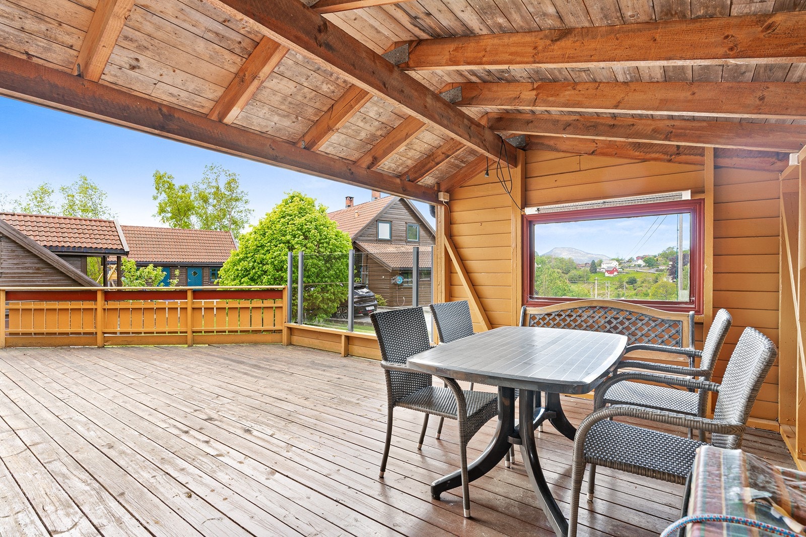 Praktisk med overbygg. Galleribilde