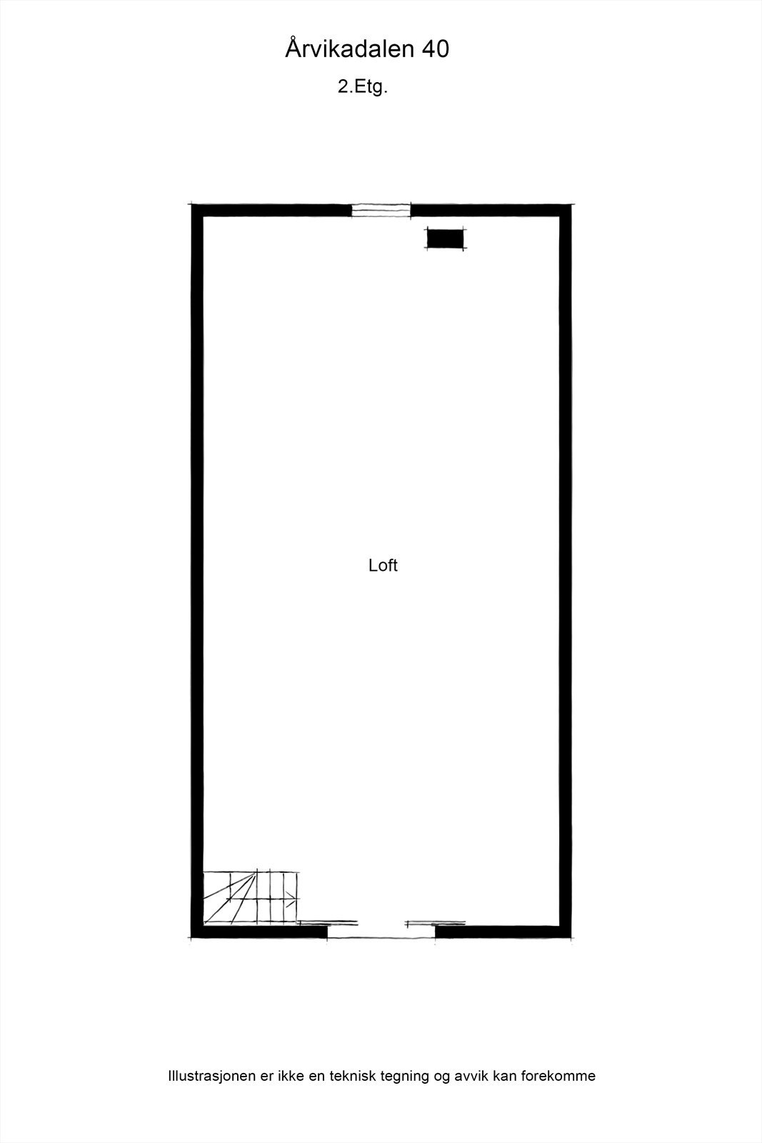 Plantegning 2. etasje. Galleribilde