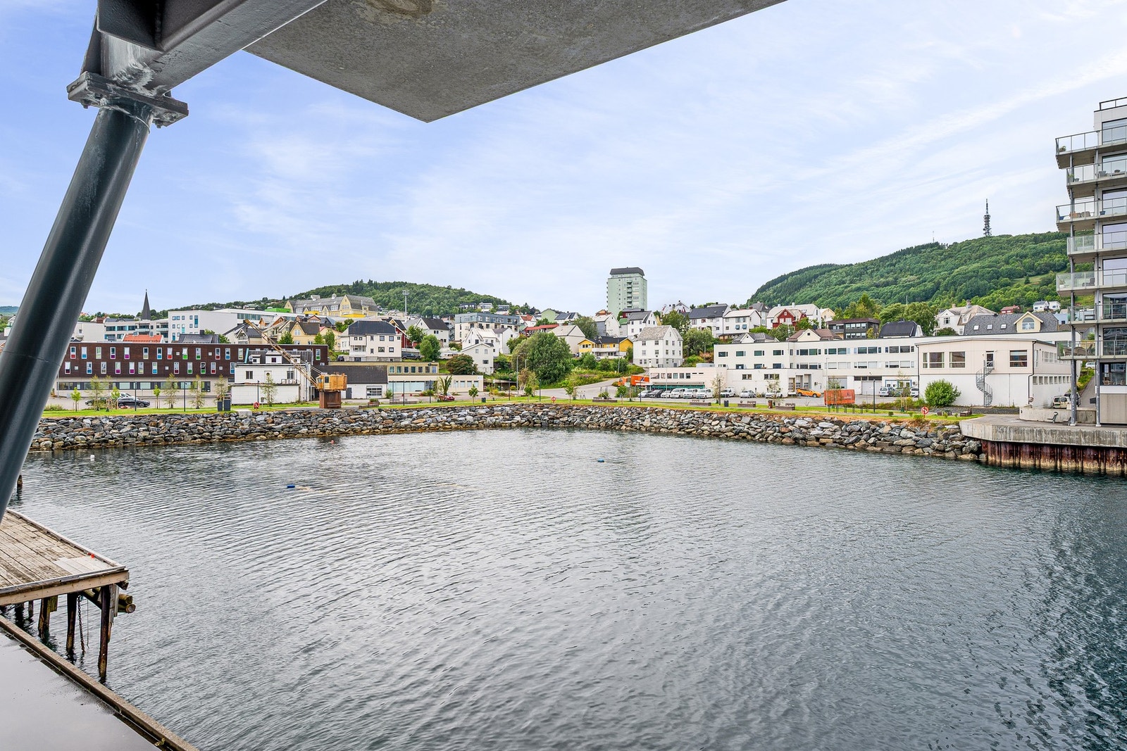 Her har du fin utsikt og kan se tv-tårnet Galleribilde