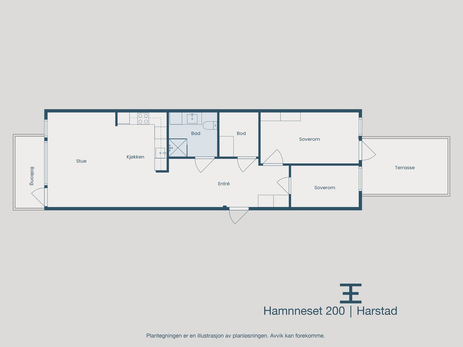 Plantegning Galleribilde