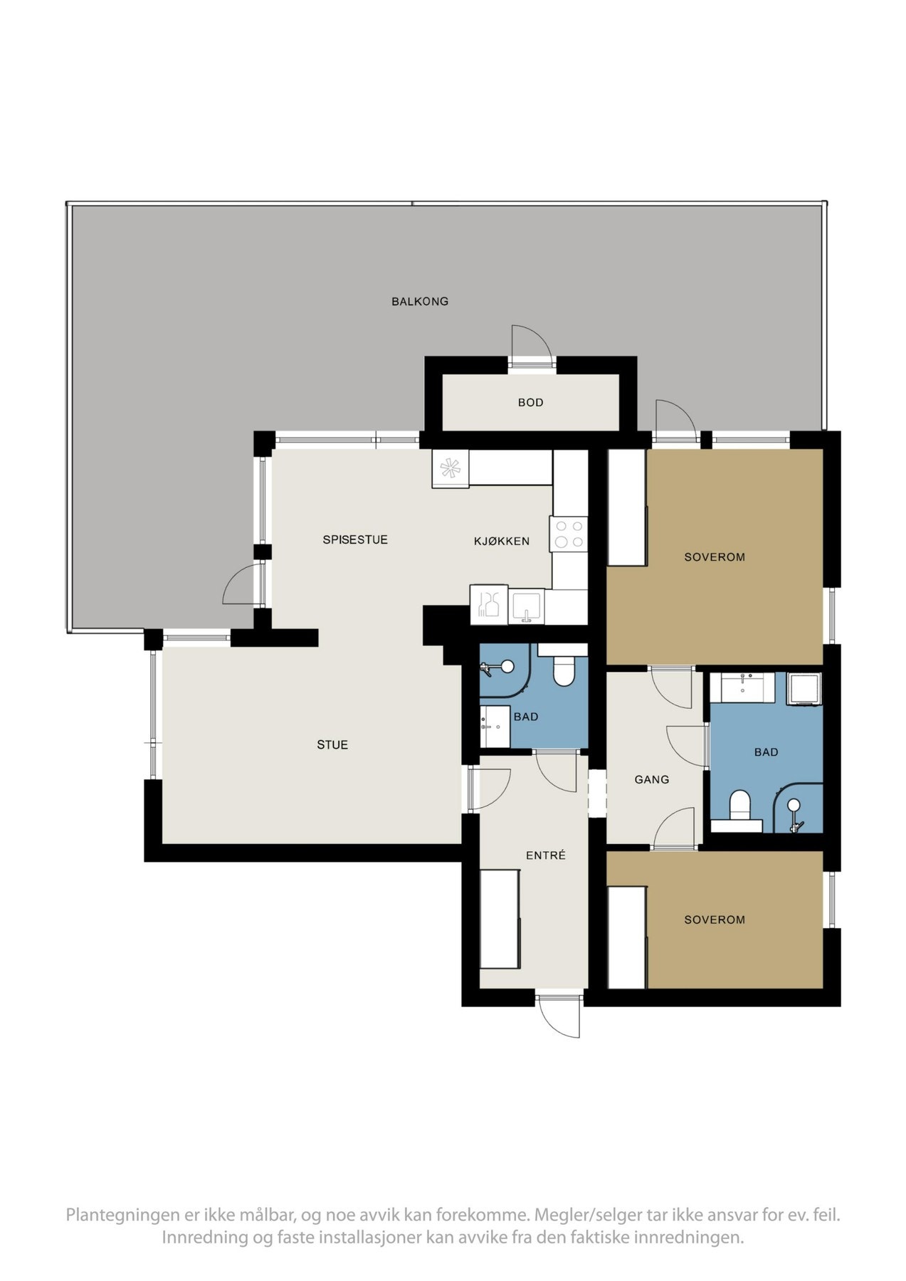 Plantegning Galleribilde