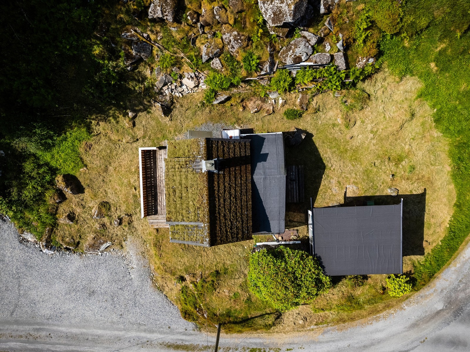 Boligen sett ovenfra. Galleribilde