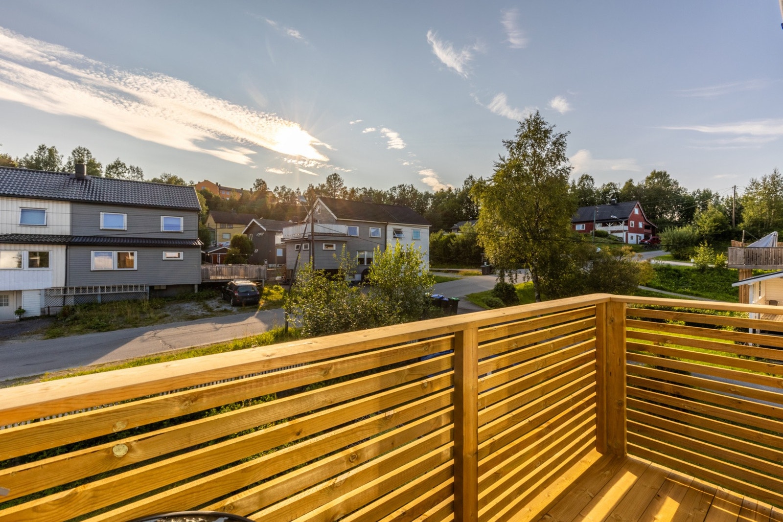 Flott balkong nylig renovert Galleribilde