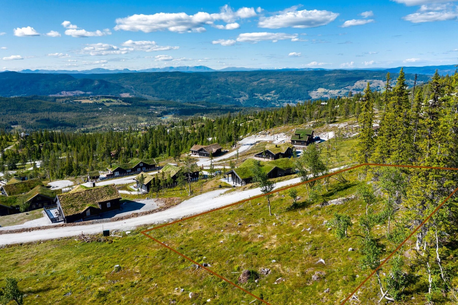 Bygg drømmehytta og få en fantastisk panorama utsikt. Galleribilde