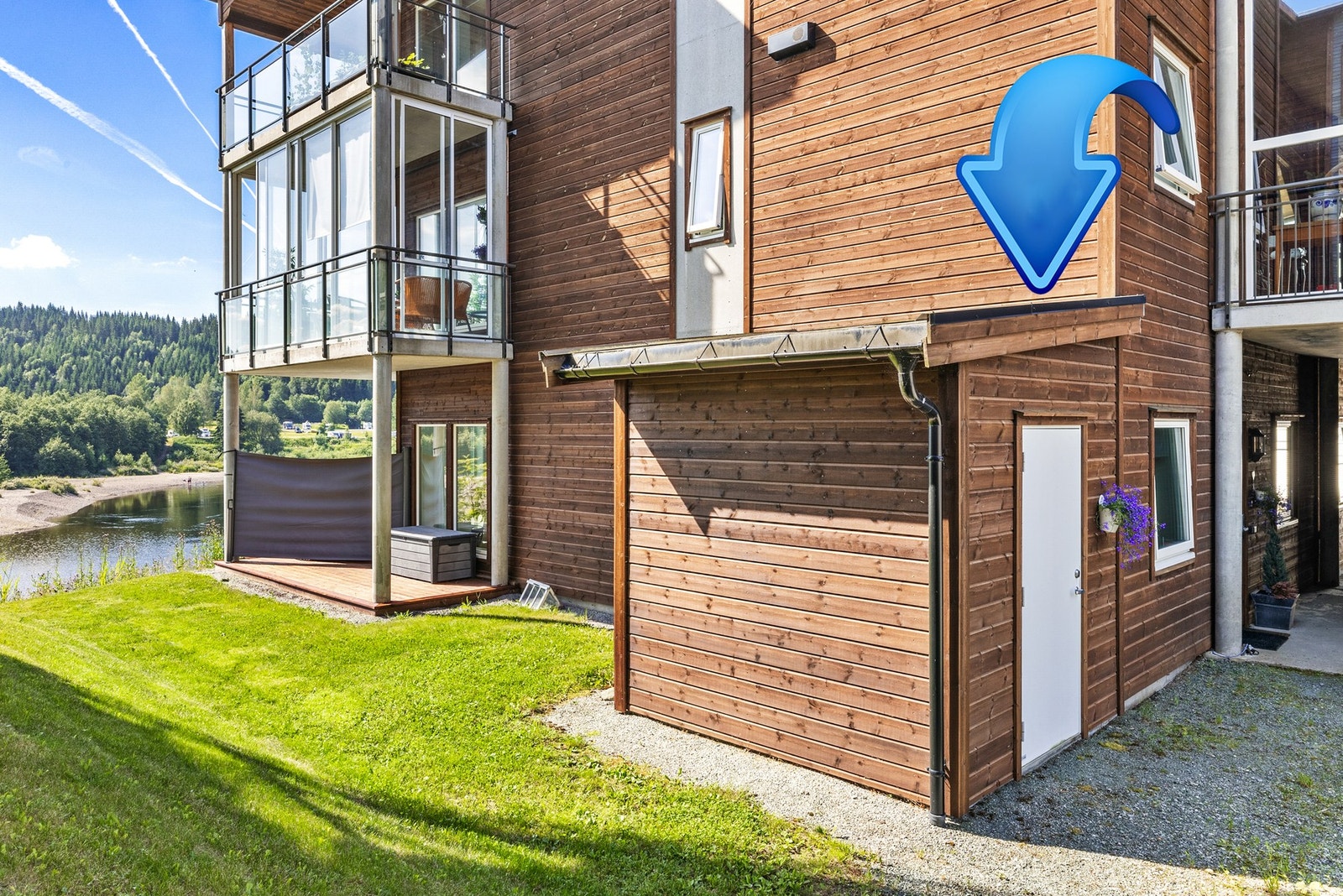 Praktisk utvendig bod for lagring Galleribilde