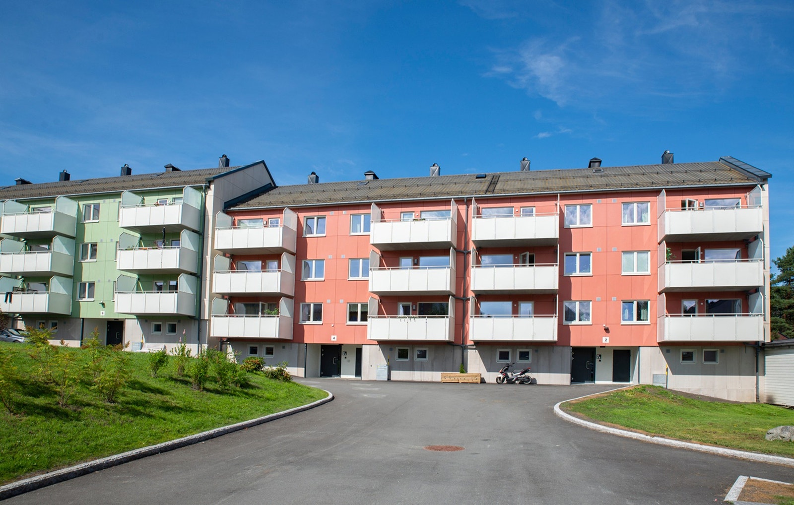 Andelen disponerer lagringsplass i tre boder. Galleribilde