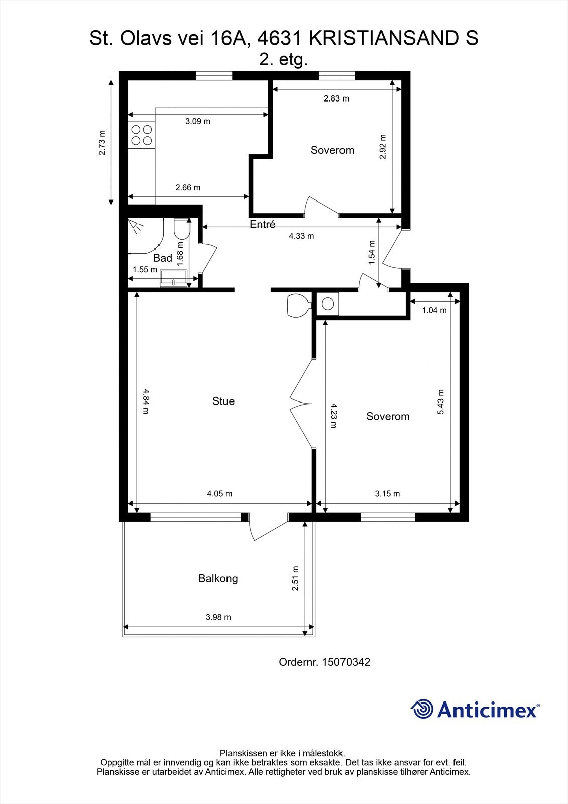 Plantegning Galleribilde