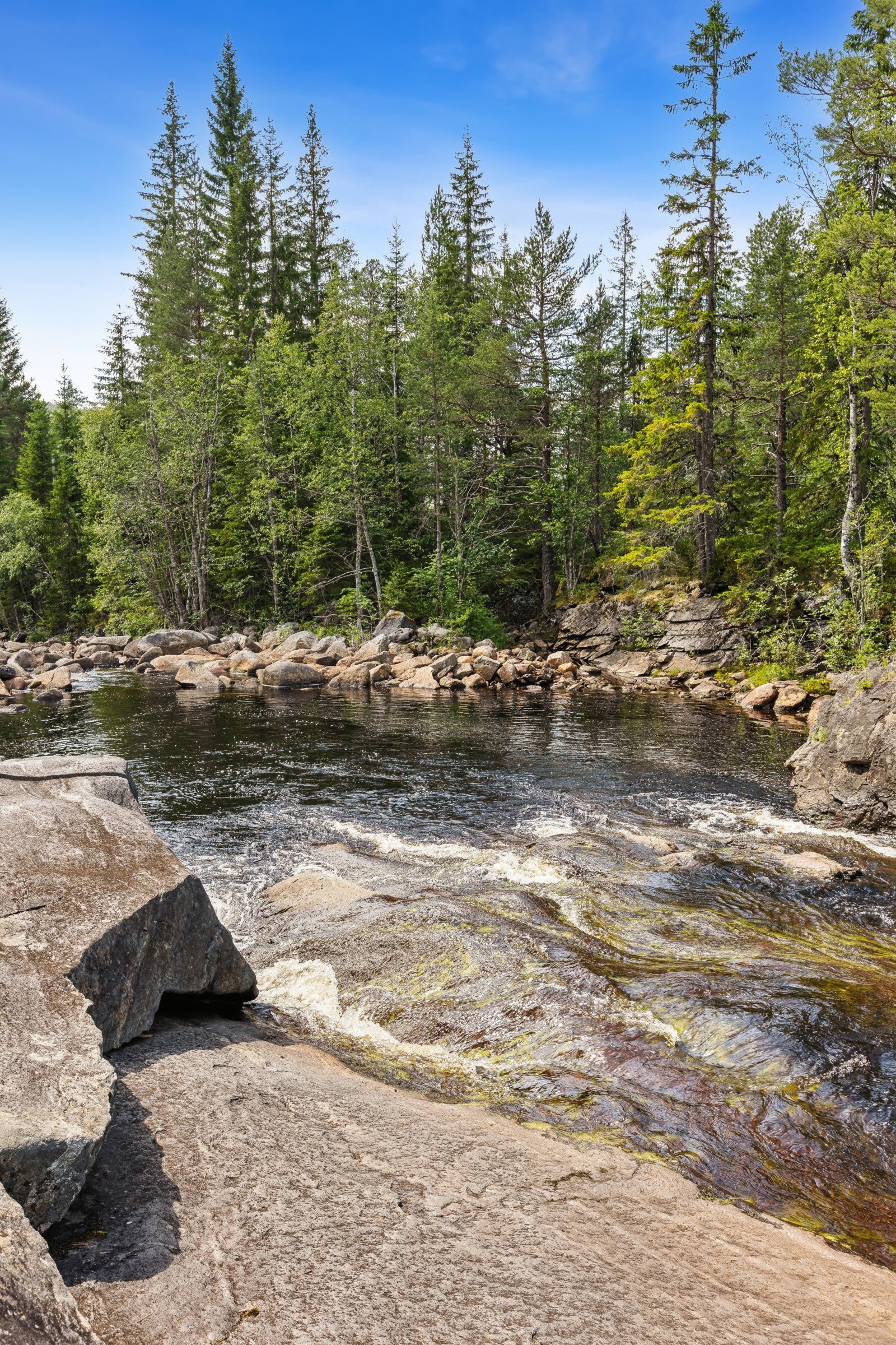 Badekulp finner man en kort spassertur fra hytten Galleribilde