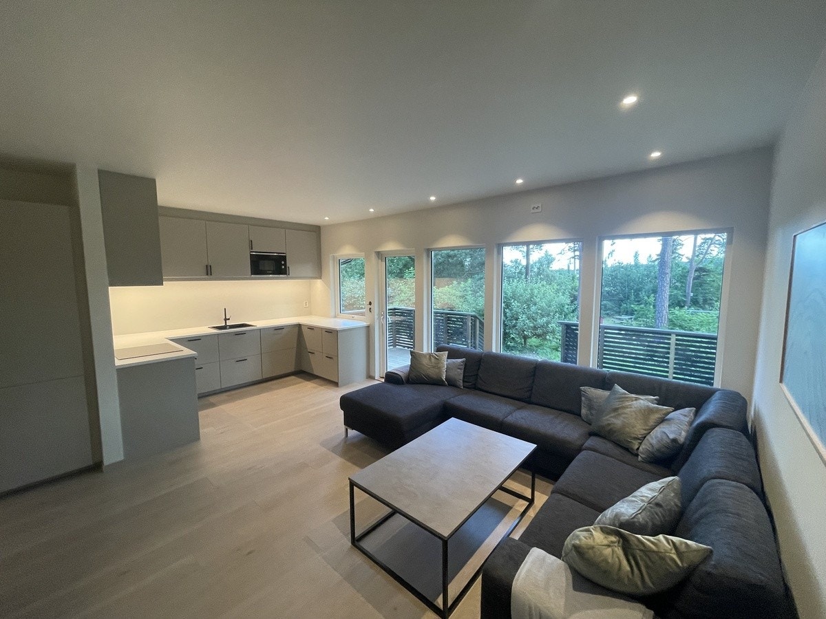 Åpen kjøkken-stue løsning Galleribilde