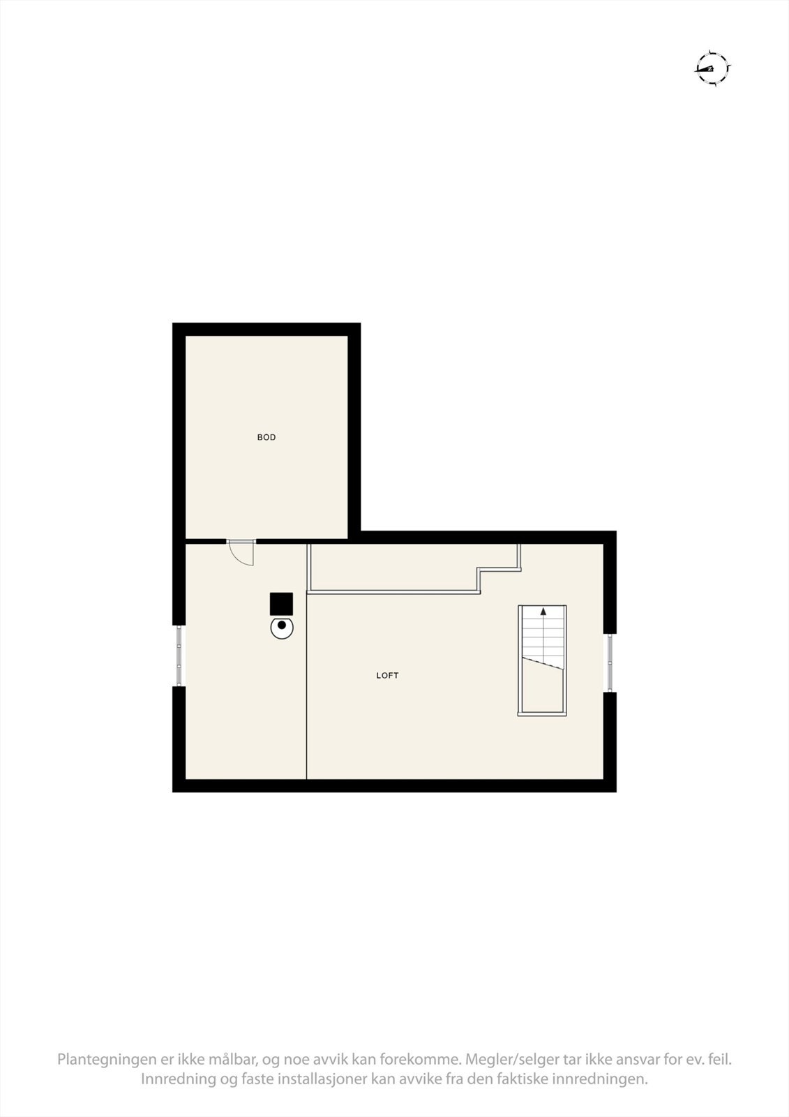 Plantegning Loft Galleribilde