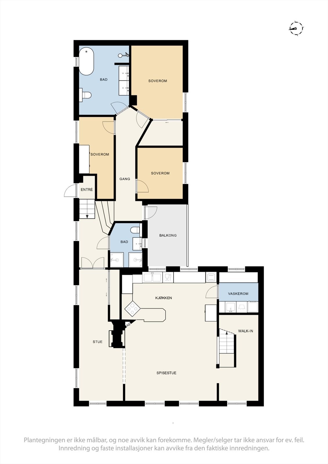 Plantegning 2. etg Galleribilde