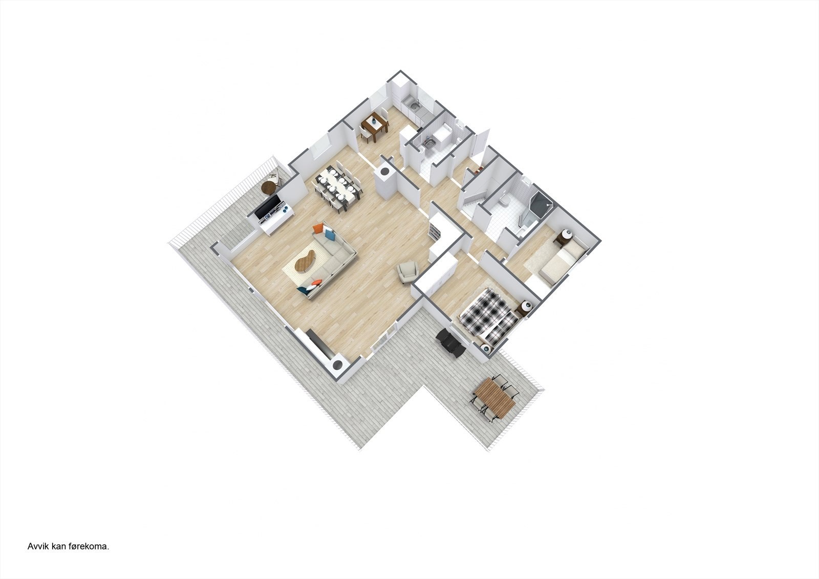 Planteikning 1.etg. Galleribilde