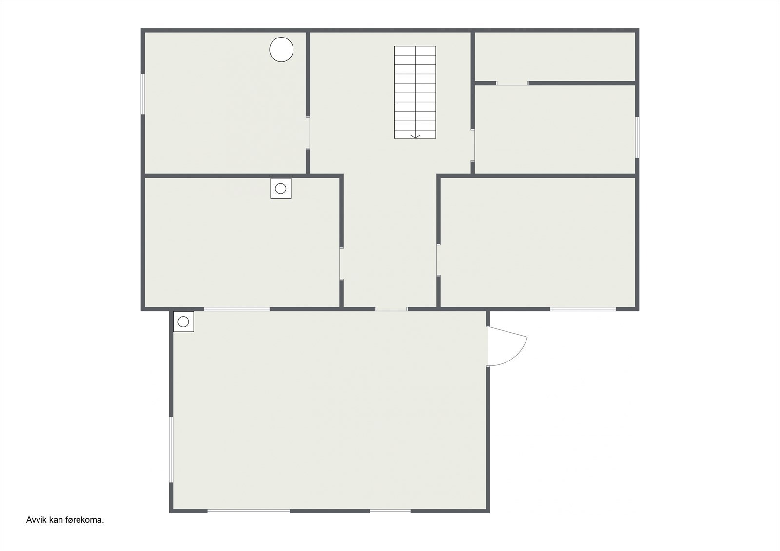 Planteikning Sokkeletasje Galleribilde