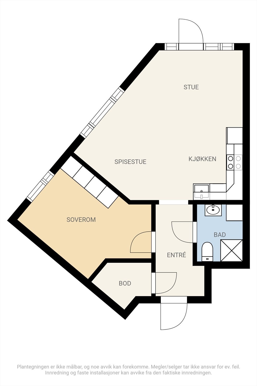 Plantegning Galleribilde
