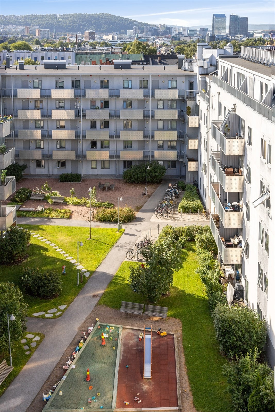 Gårdsrom Galleribilde