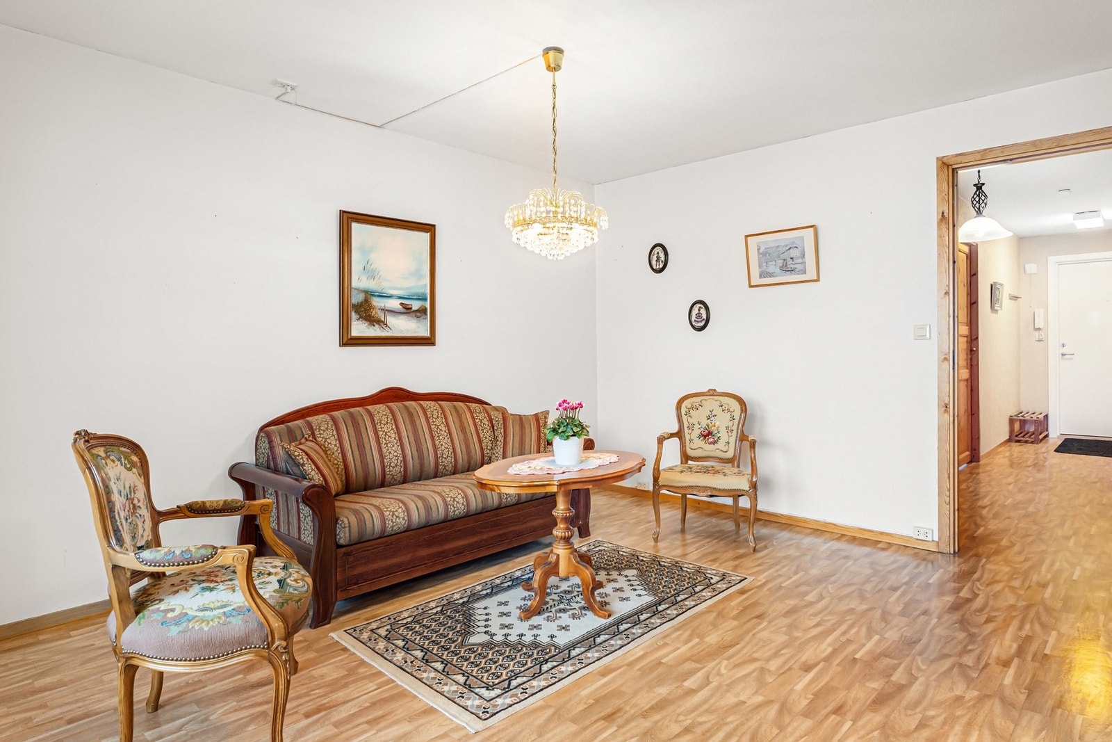 Adkomst til de forskjellige rommene er uten terskler Galleribilde