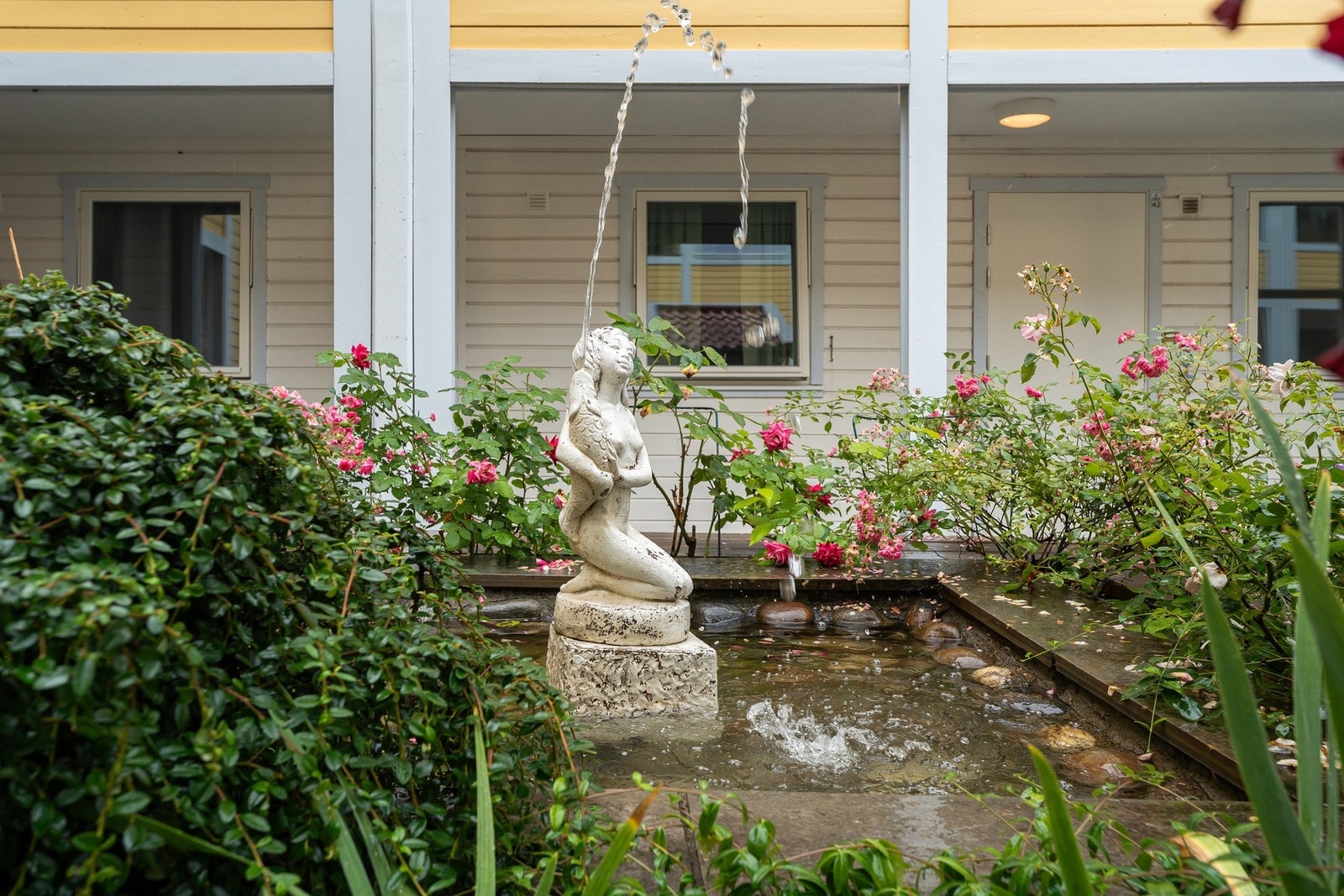 Meget trivelig atrium som benyttes av beboerne. Galleribilde