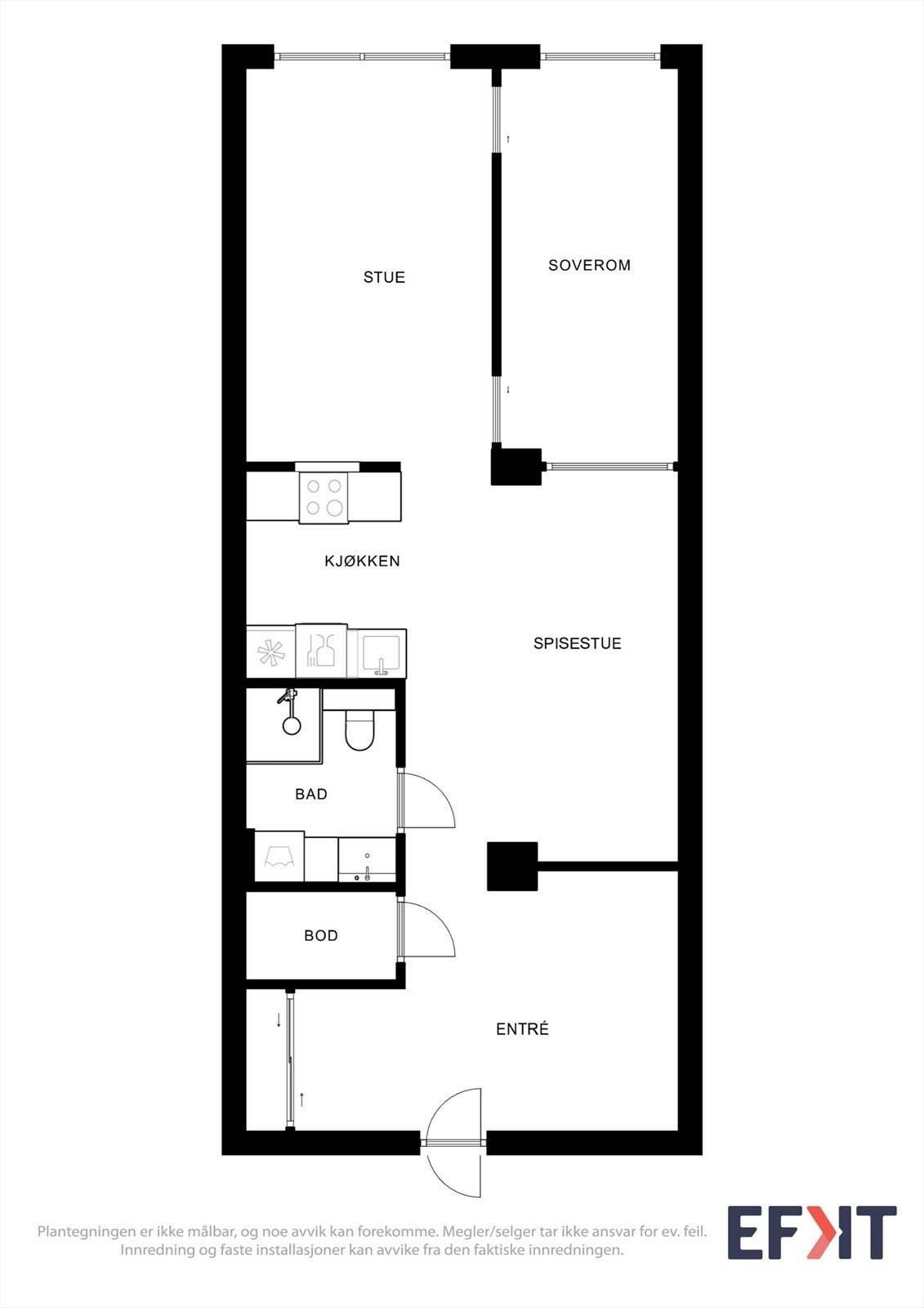 Plantegning. Galleribilde